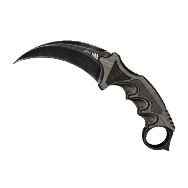 ★ Karambit | Black Laminate (Battle-Scarred)