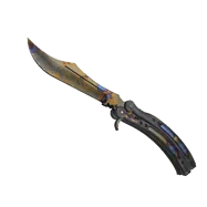 StatTrak™ ★ Butterfly Knife \| Case Hardened (Minimal Wear)