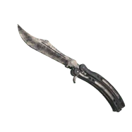 ★ Butterfly Knife \| Stained (Well-Worn)