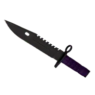 ★ M9 Bayonet \| Ultraviolet (Battle-Scarred)