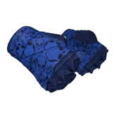 ★ Hand Wraps \| Cobalt Skulls (Well-Worn)