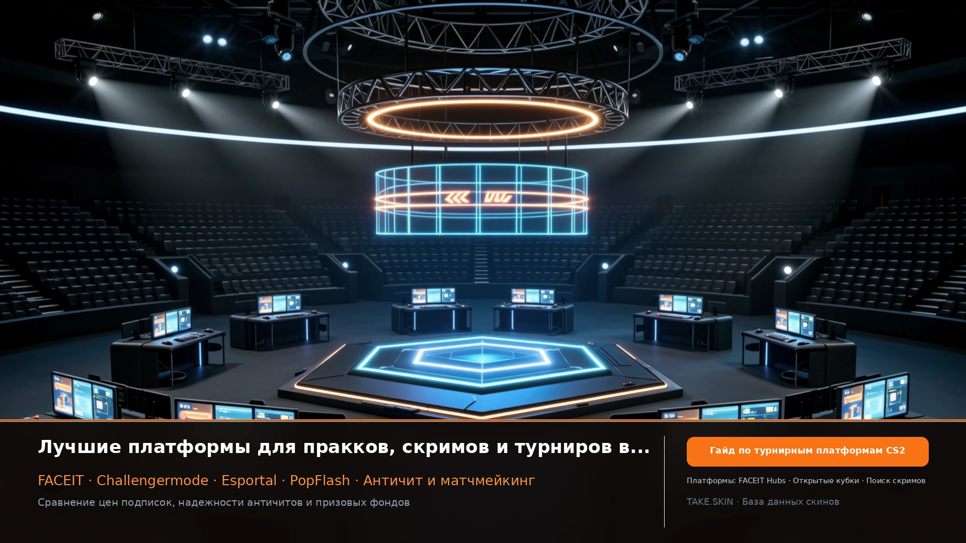 Лучшие платформы для командных тренировок и турниров в CS2 (август 2026)