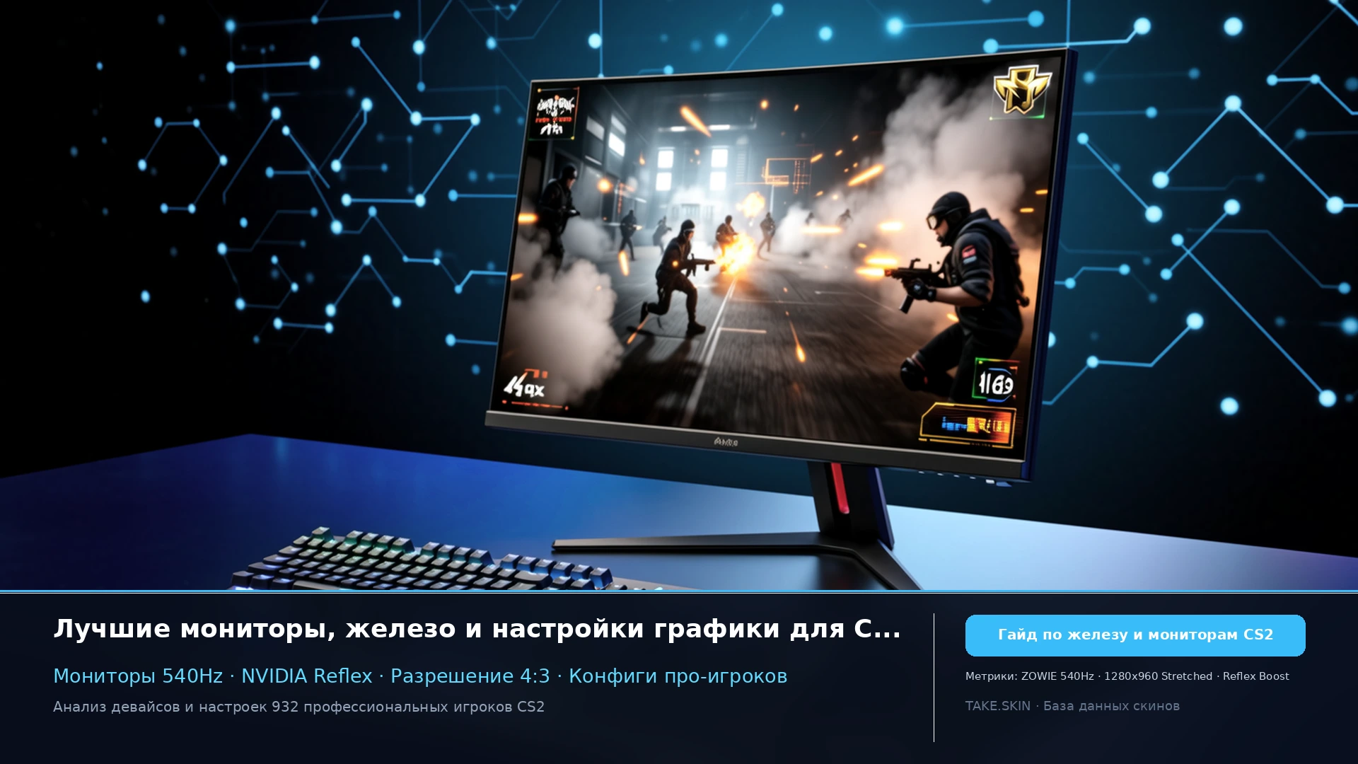Лучшие гайды по железу, мониторам и графике для CS2 (Август 2026)