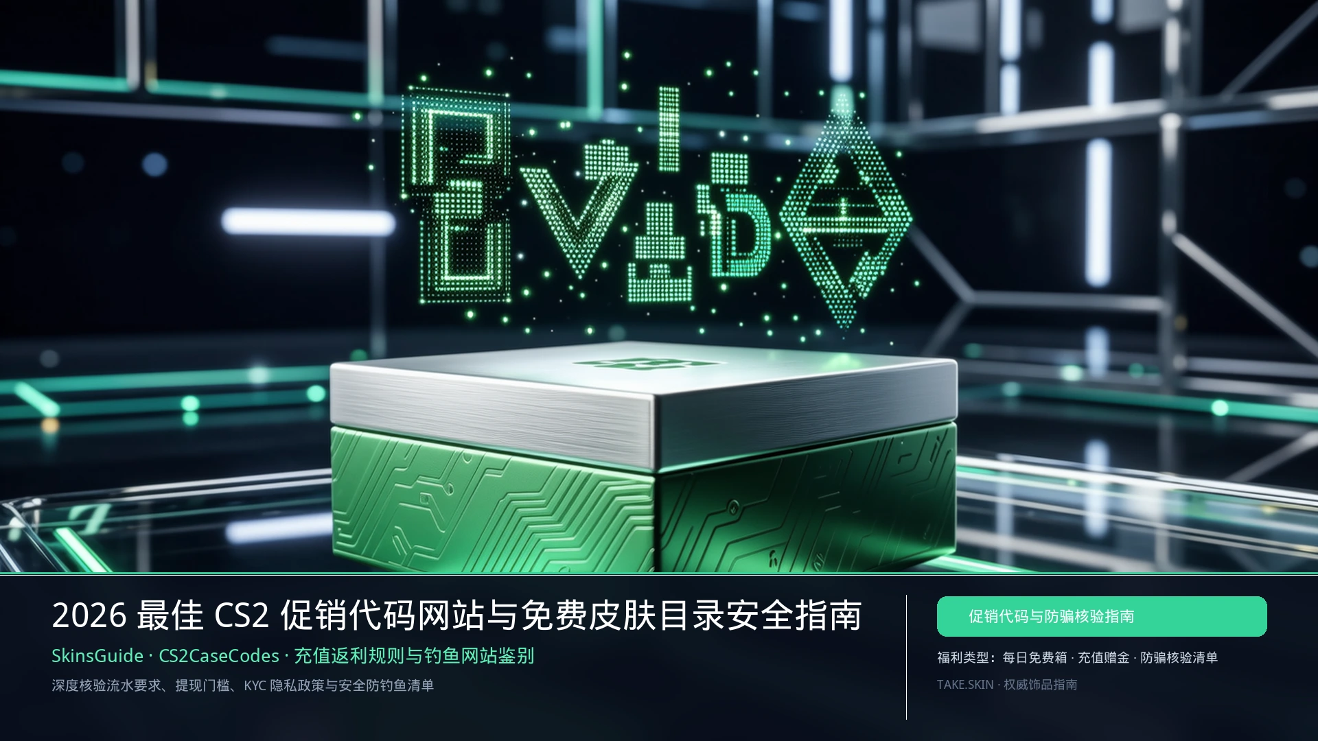 2026年最佳CS2促销代码网站与皮肤目录指南——SkinsGuide、CS2CaseCodes、BestSkins