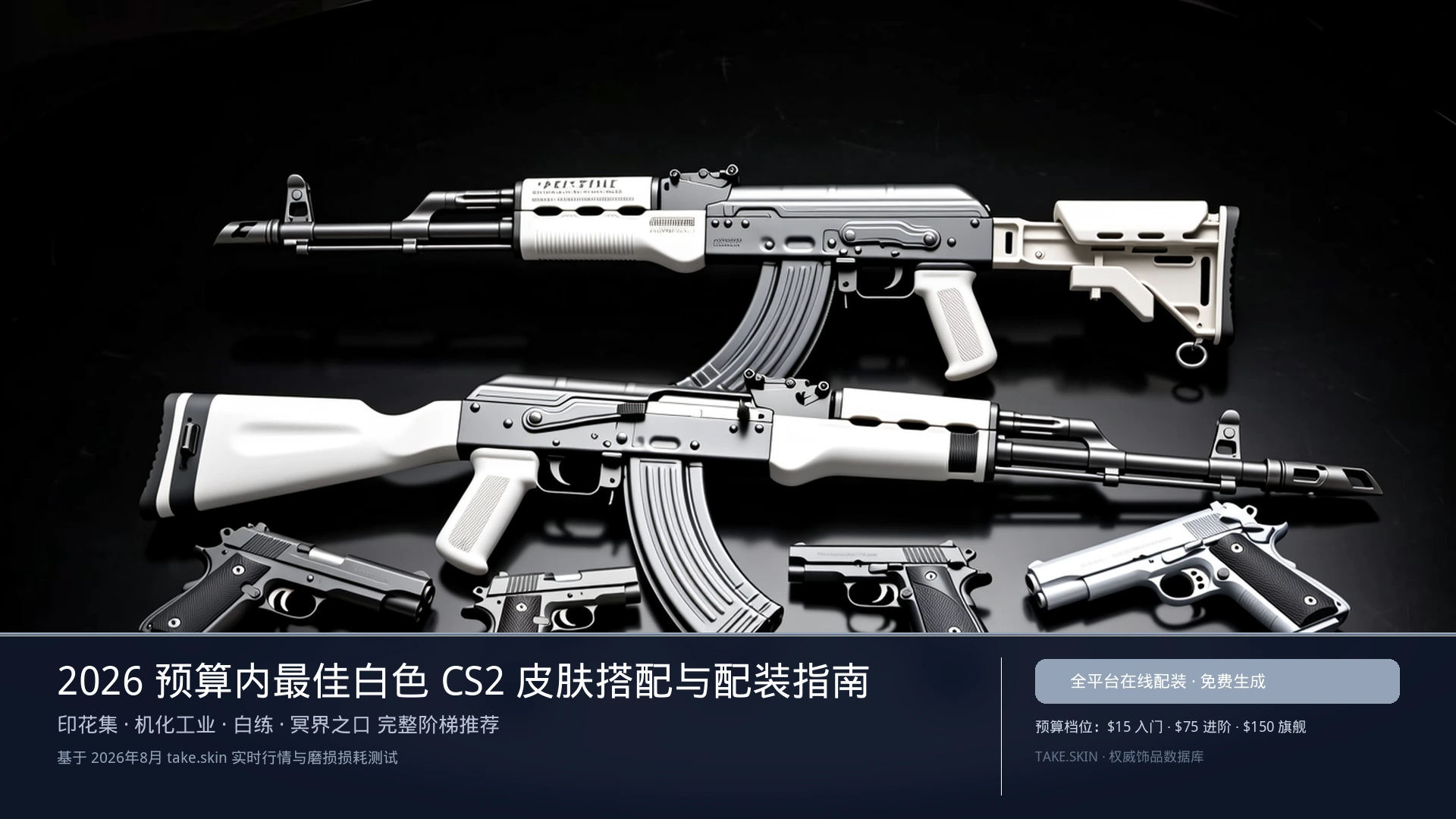 2026年预算内最佳白色CS2皮肤:完整装备搭配指南