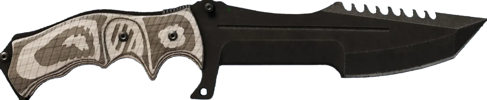 Huntsman Knife | Black Laminate