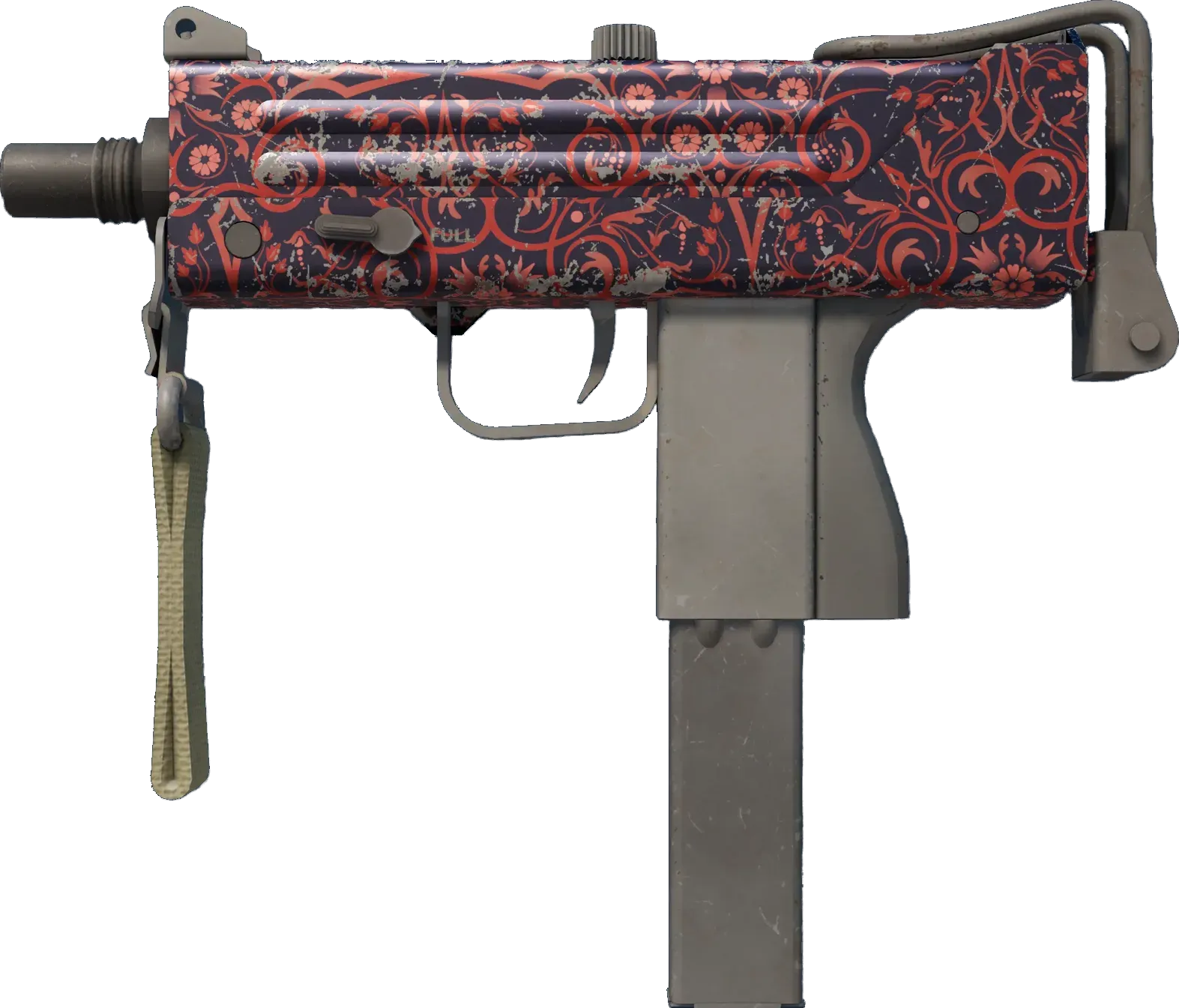 Red Filigree (well-worn) Preview