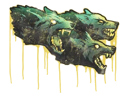 Sealed Graffiti Cerberus