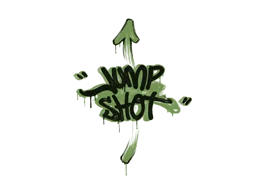 Sealed Graffiti Jump Shot Jungle Green