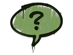 Sealed Graffiti Question Mark