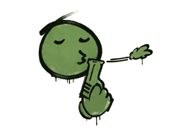 Sealed Graffiti Quickdraw Frog Green