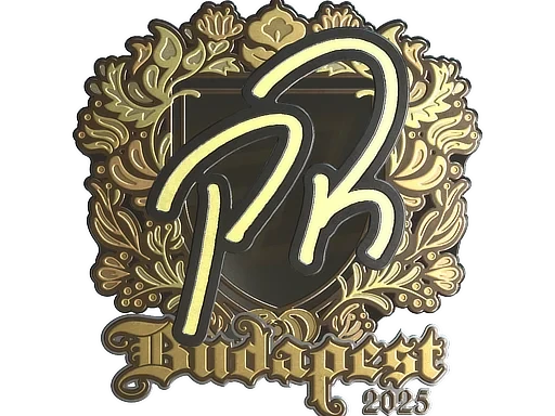 Sticker | 印花 | PR(金色)| 2025年布达佩斯锦标赛