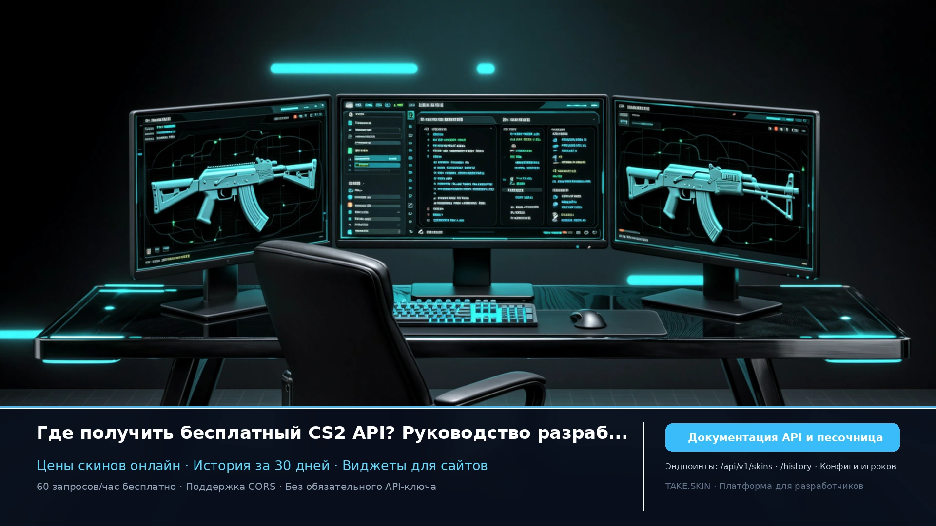 Где получить бесплатный CS2 API? Полное руководство для разработчиков 2026 + виджеты для встраивания