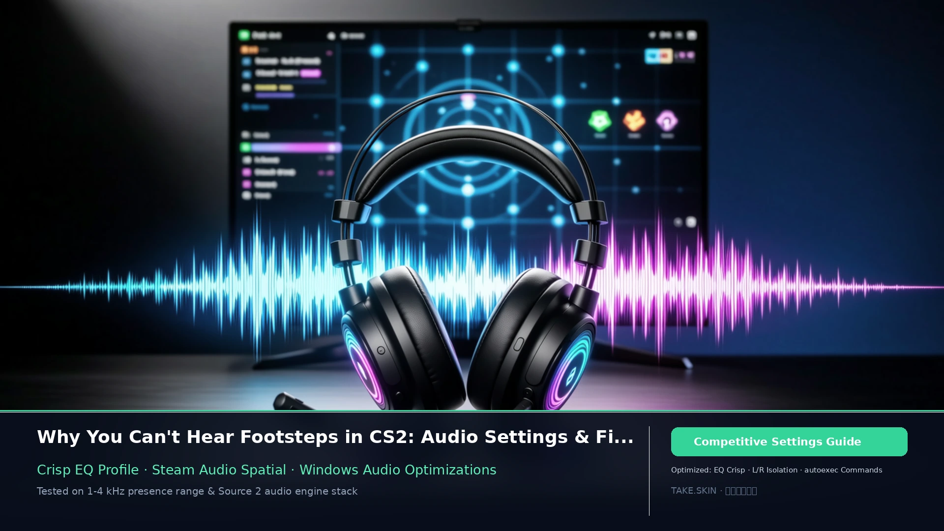 Why You Can't Hear Footsteps in CS2: Audio Settings & Fix Guide